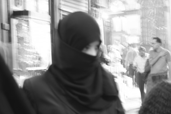 Womans profile by Locspics